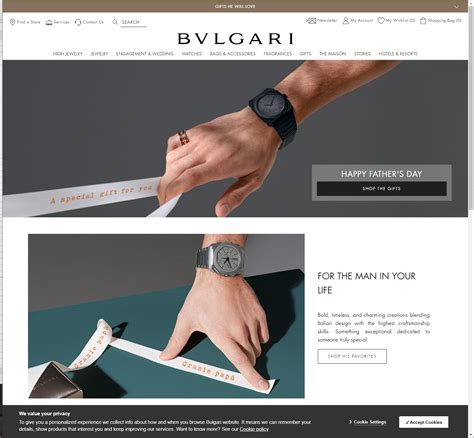 bvlgari italy website.